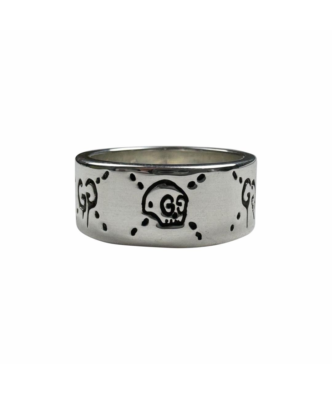 GUCCI Серебряное серебряное кольцо, фото 1