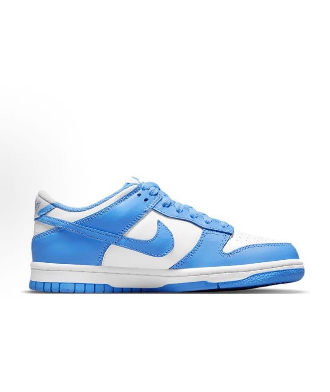NIKE Голубые кожаные кеды, фото 8