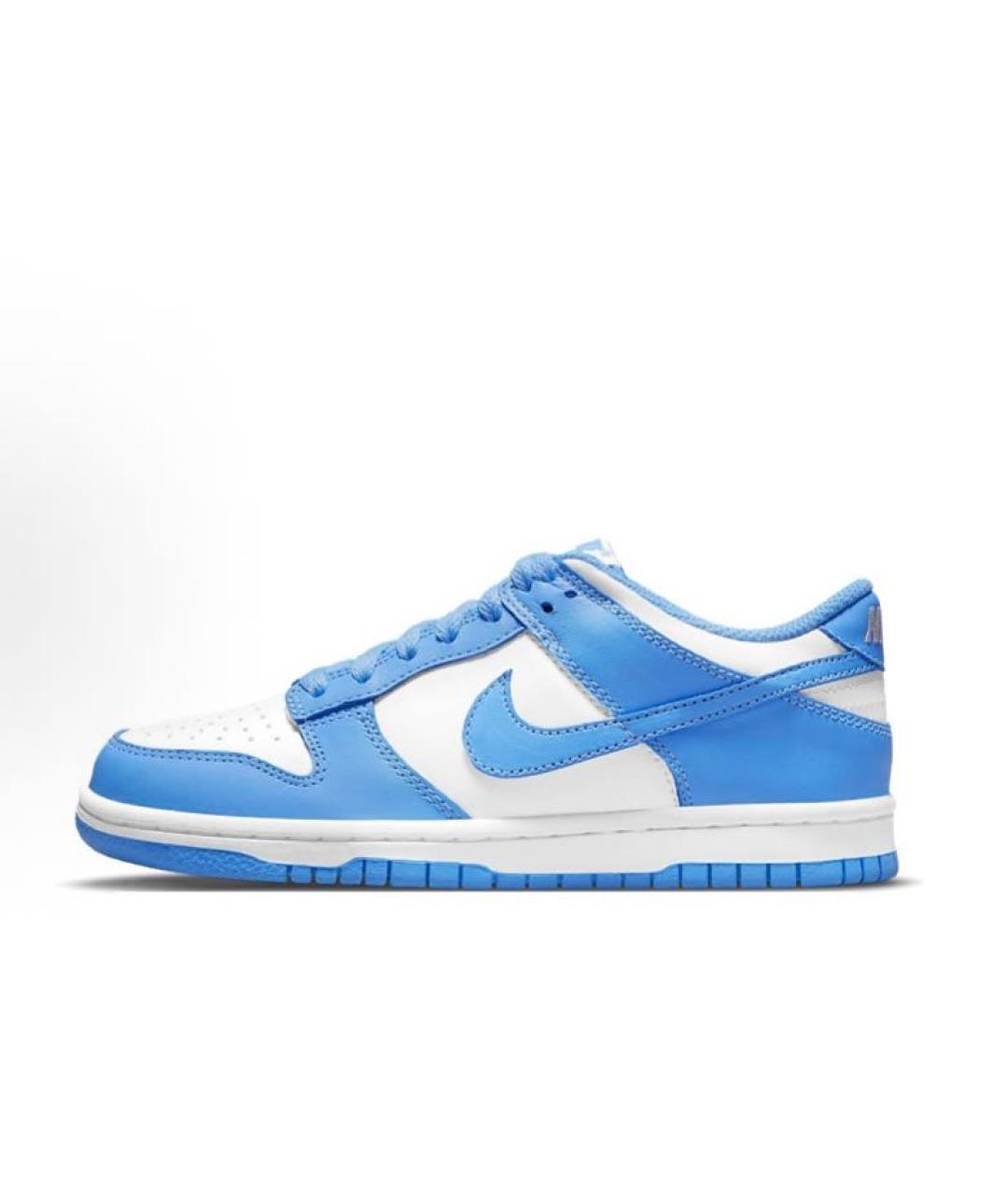 NIKE Голубые кожаные кеды, фото 3