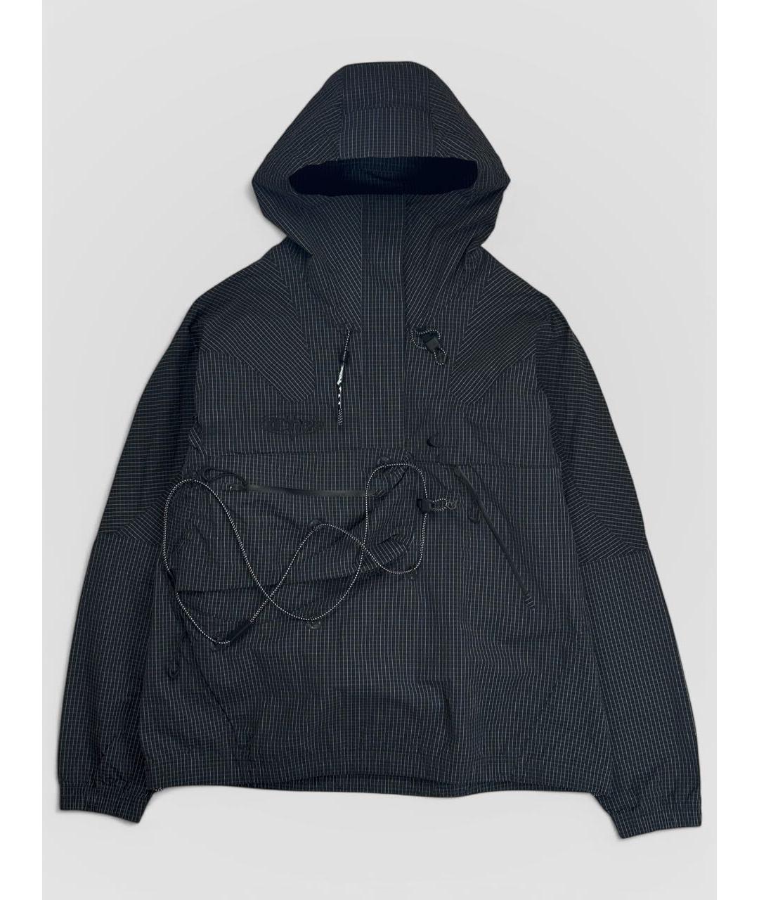 OFF-WHITE Черная полиэстеровая куртка, фото 6