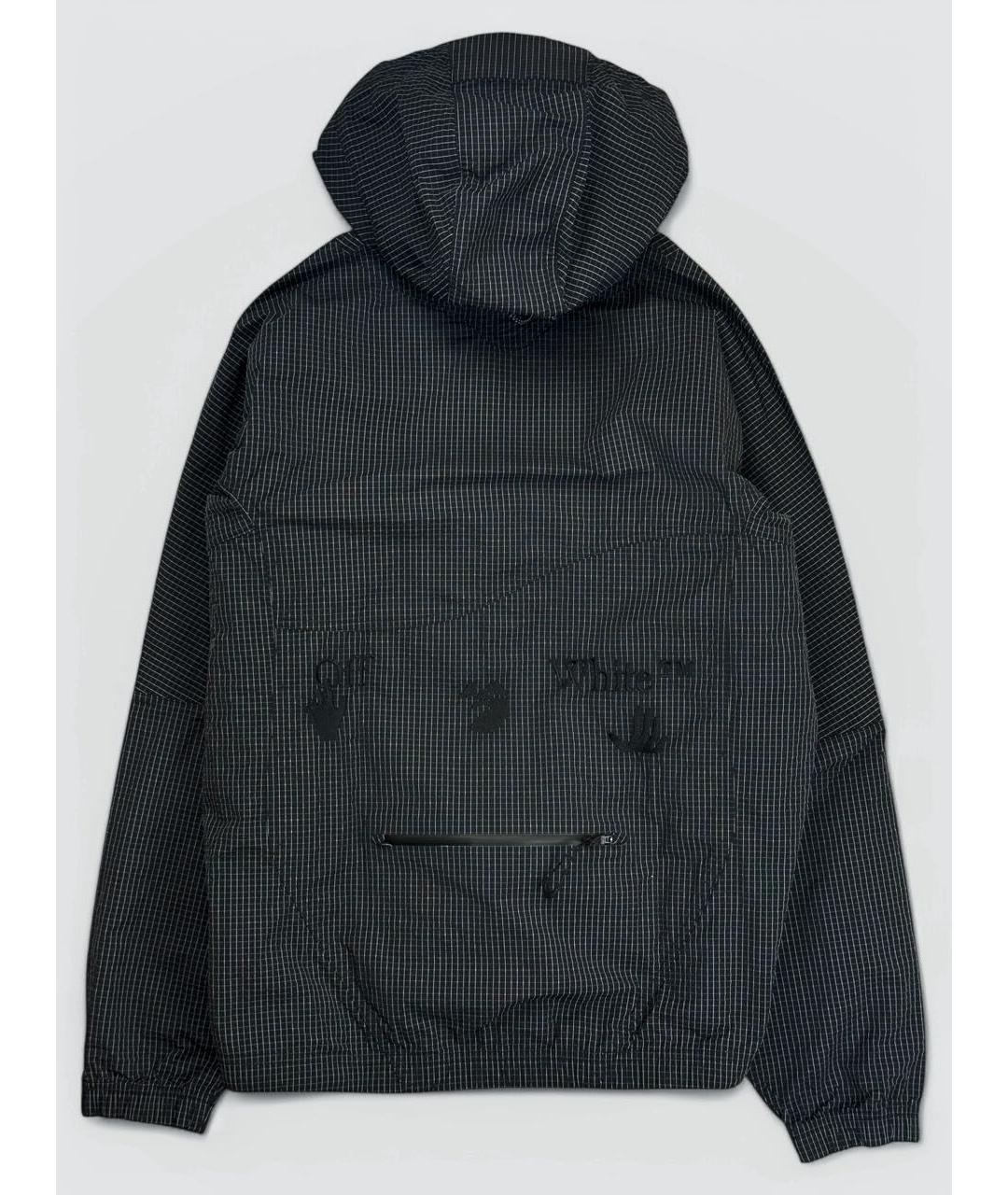 OFF-WHITE Черная полиэстеровая куртка, фото 2