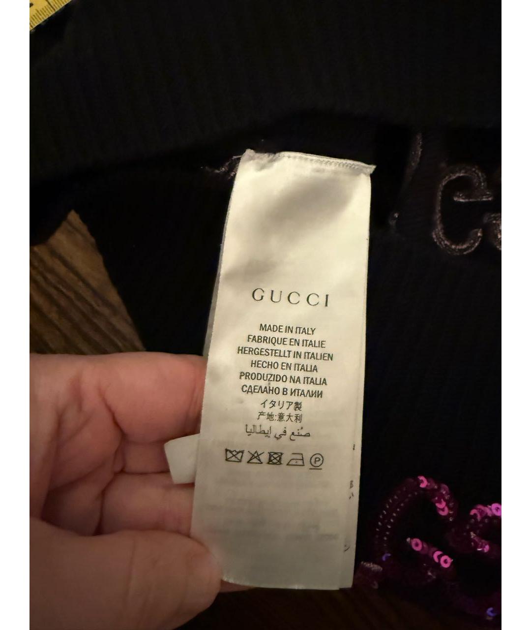GUCCI Мульти шерстяной джемпер / свитер, фото 6