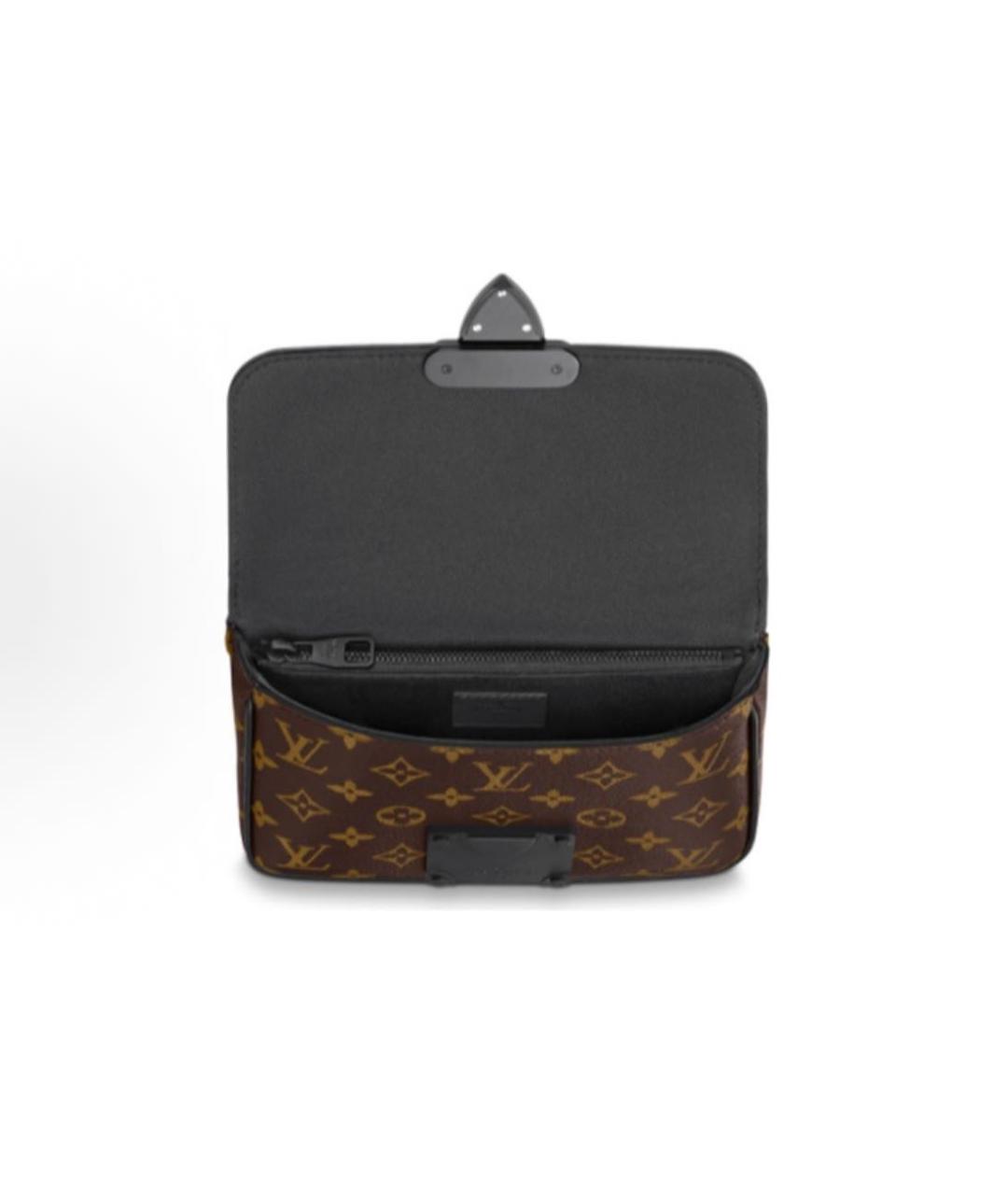 LOUIS VUITTON Коричневая сумка на плечо, фото 4