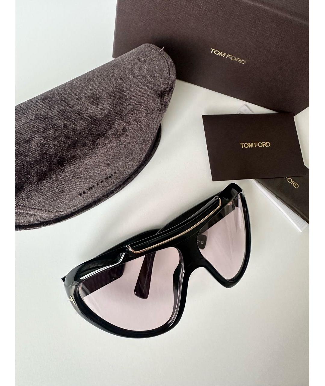TOM FORD Розовые пластиковые солнцезащитные очки, фото 4