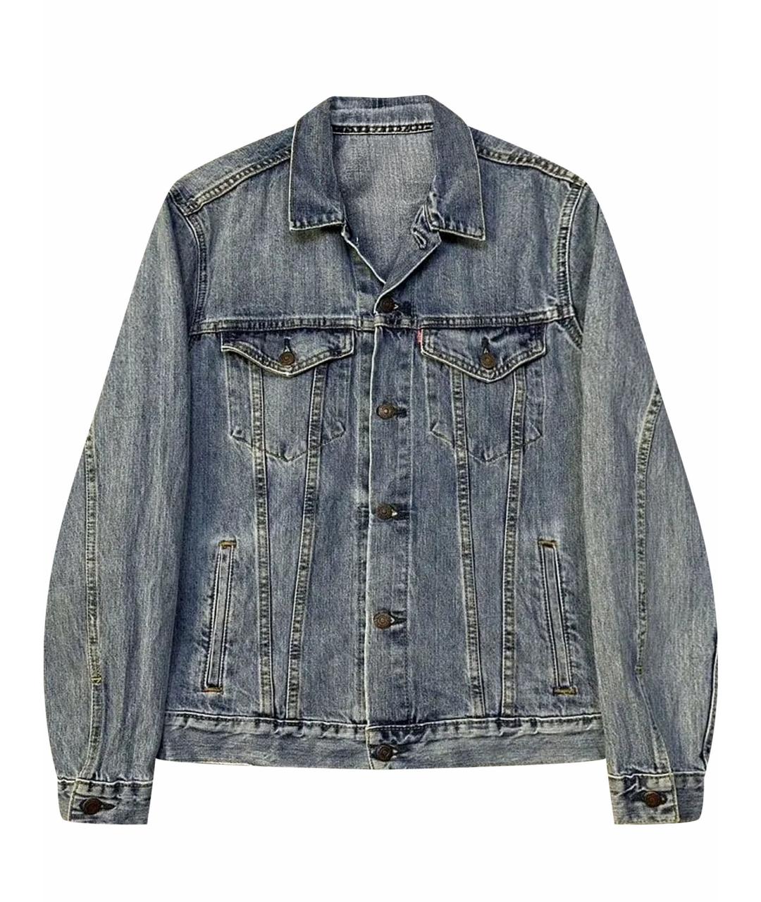 LEVI'S Синяя хлопковая куртка, фото 1