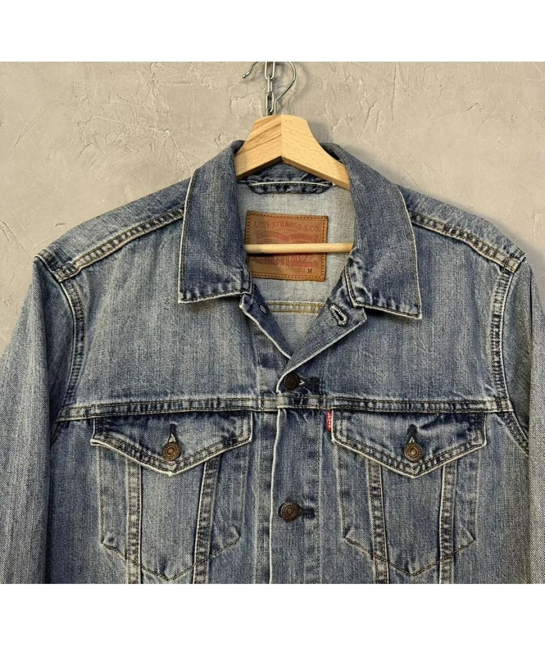 LEVI'S Синяя хлопковая куртка, фото 3