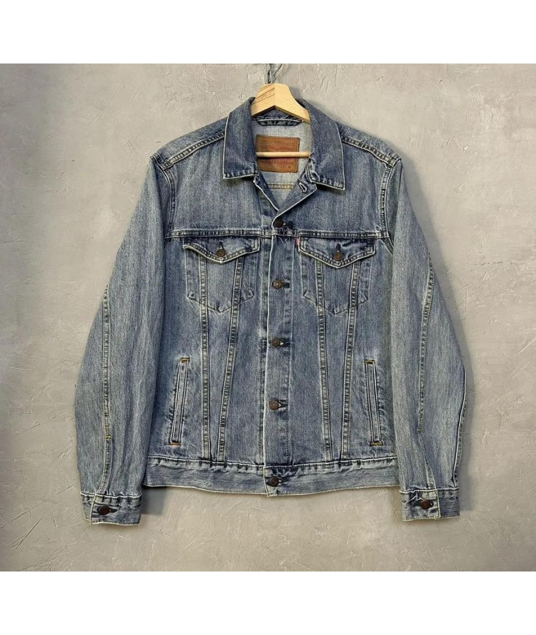 LEVI'S Синяя хлопковая куртка, фото 10