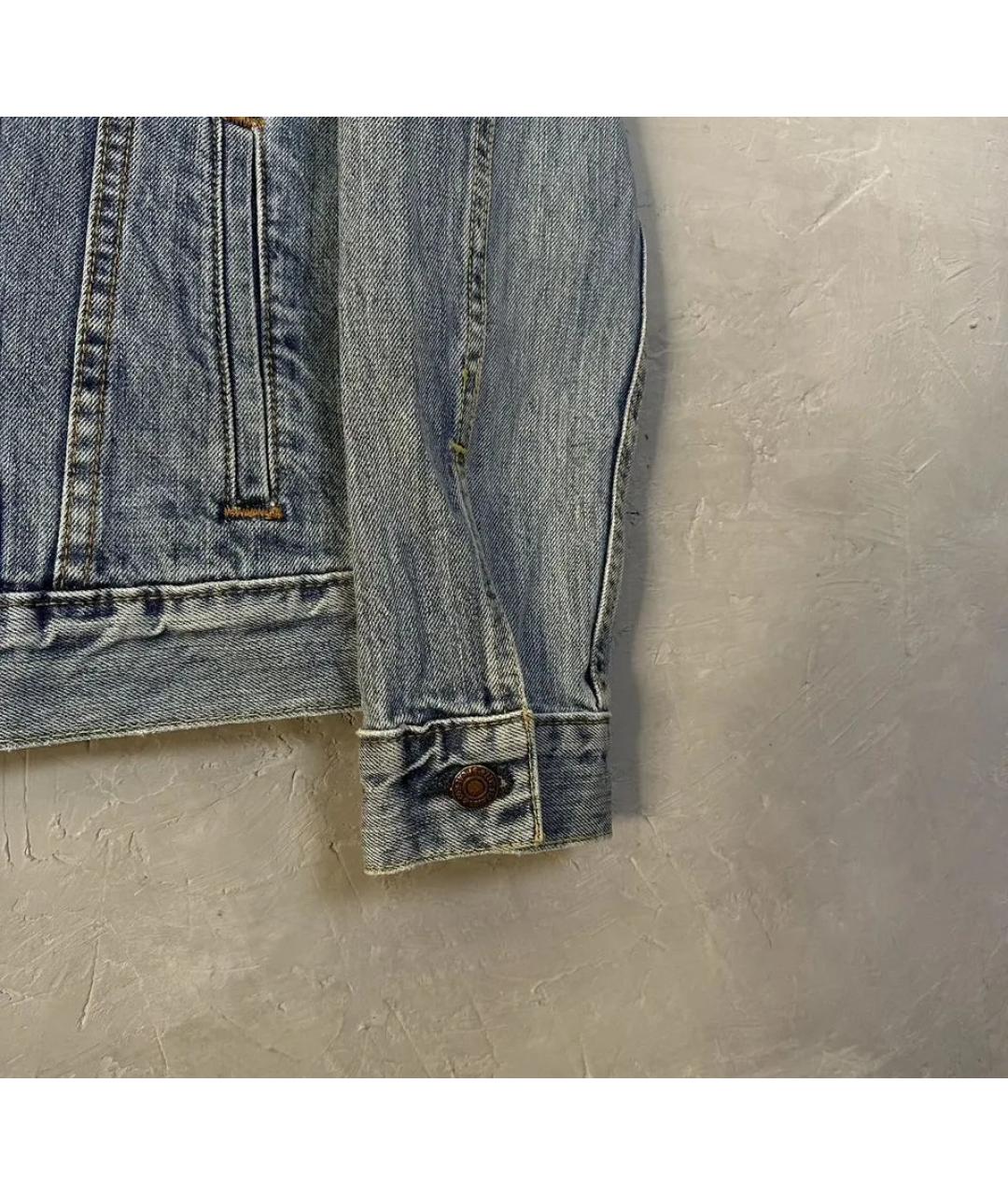 LEVI'S Синяя хлопковая куртка, фото 5
