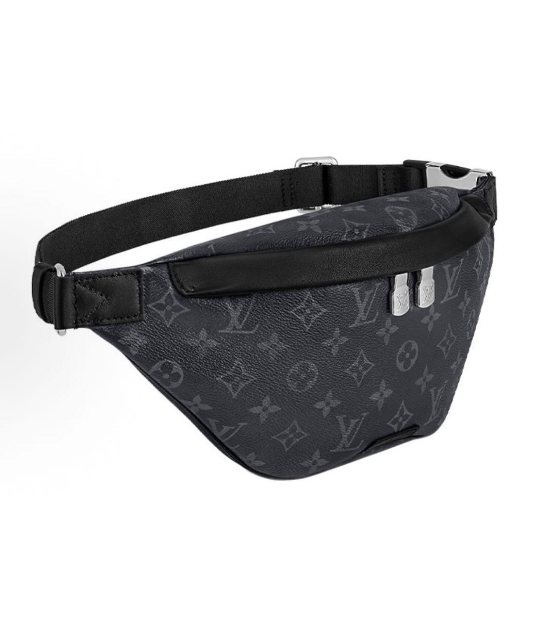 LOUIS VUITTON Антрацитовая поясная сумка, фото 2