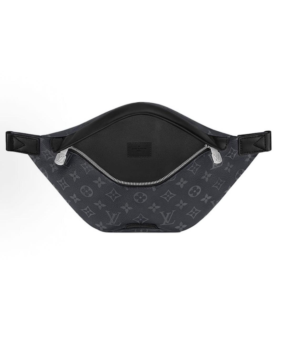 LOUIS VUITTON Антрацитовая поясная сумка, фото 4