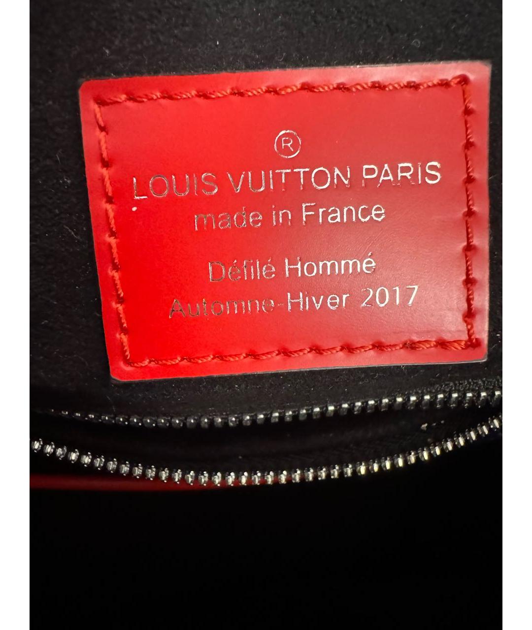 LOUIS VUITTON Красный рюкзак из искусственной кожи, фото 5