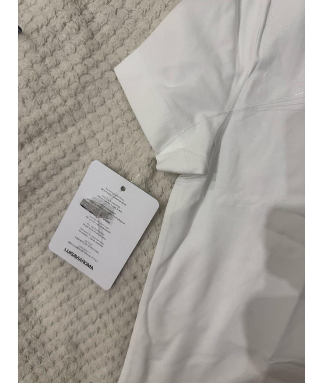 JACQUEMUS Белая хлопковая футболка, фото 5
