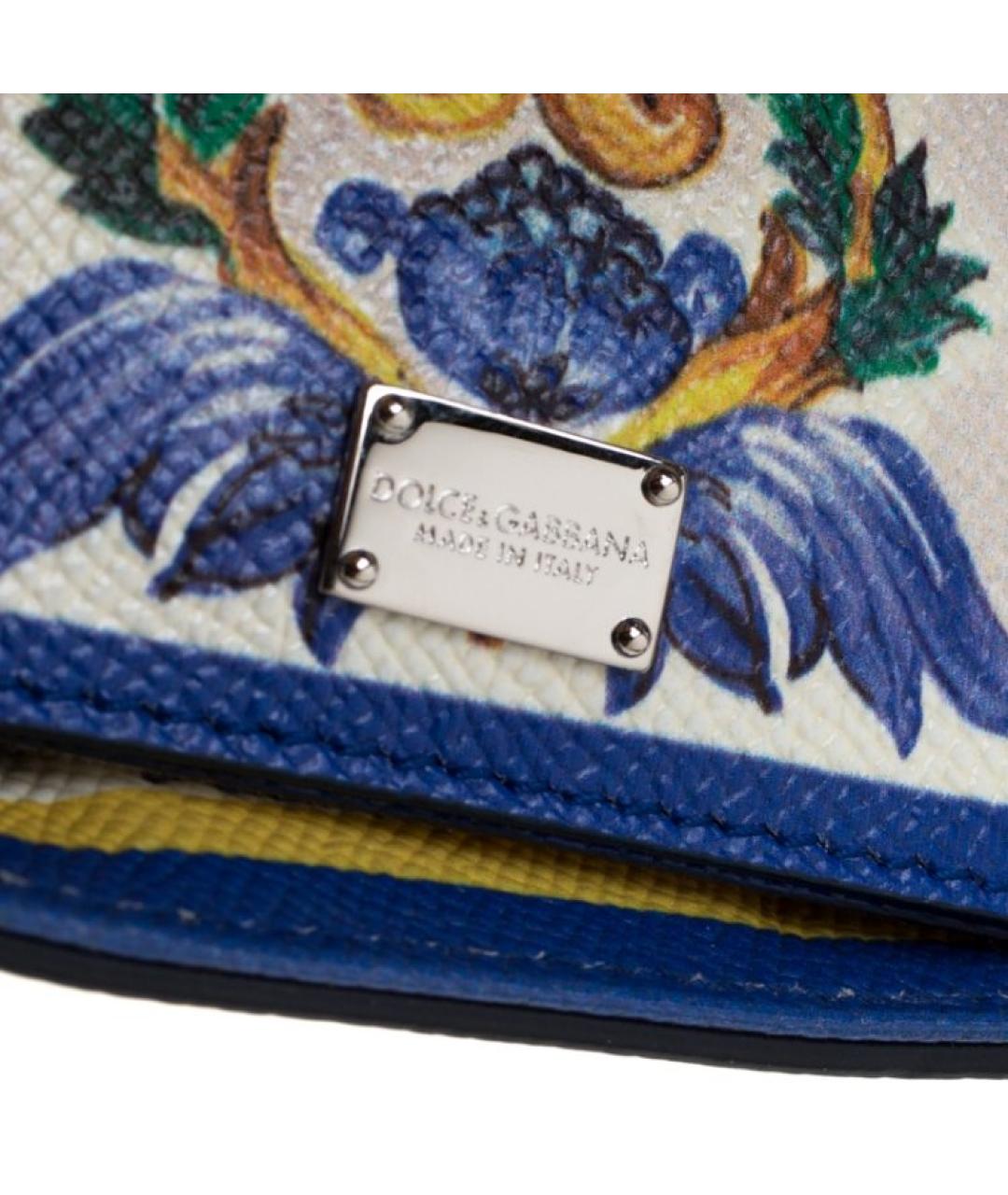 DOLCE&GABBANA Кожаная сумка тоут, фото 6