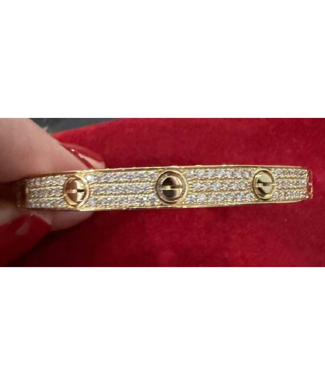 CARTIER Золотой браслет из желтого золота, фото 3