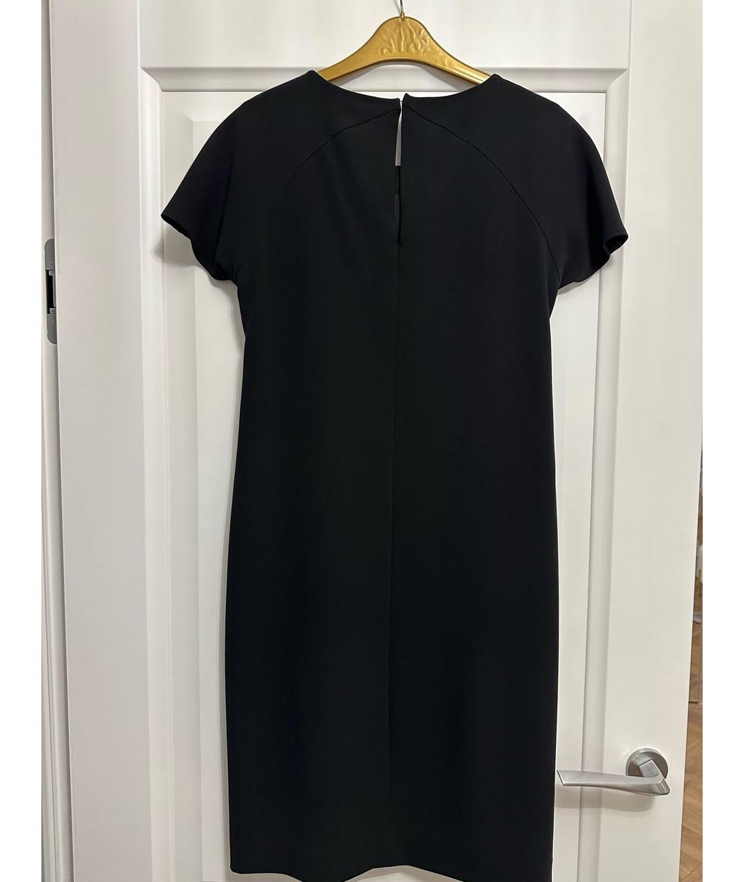 MAX MARA STUDIO Черное ацетатное коктейльное платье, фото 2