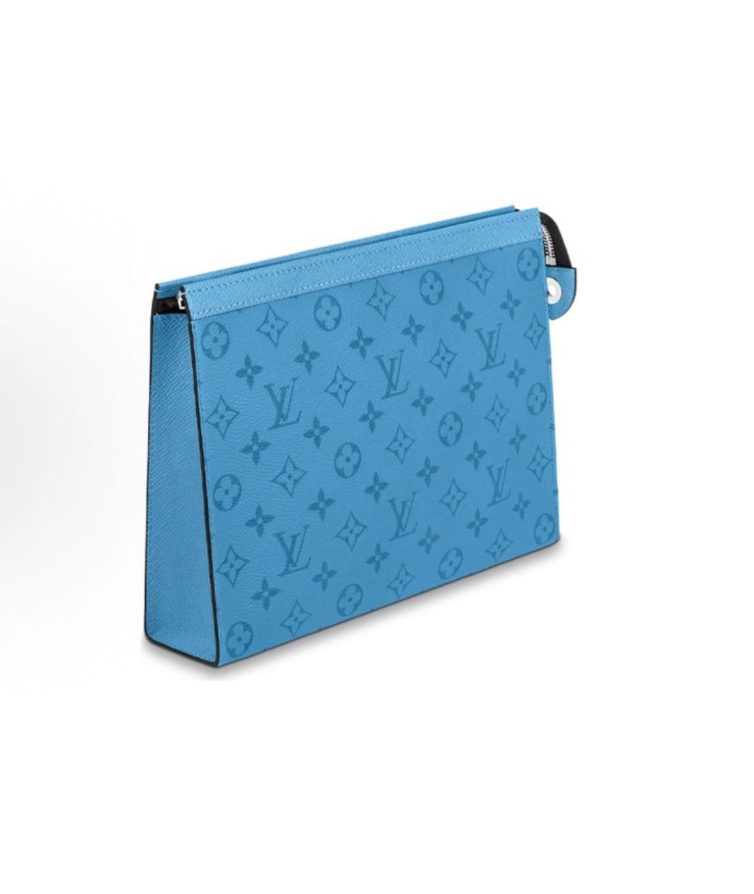 LOUIS VUITTON Синяя барсетка, фото 3