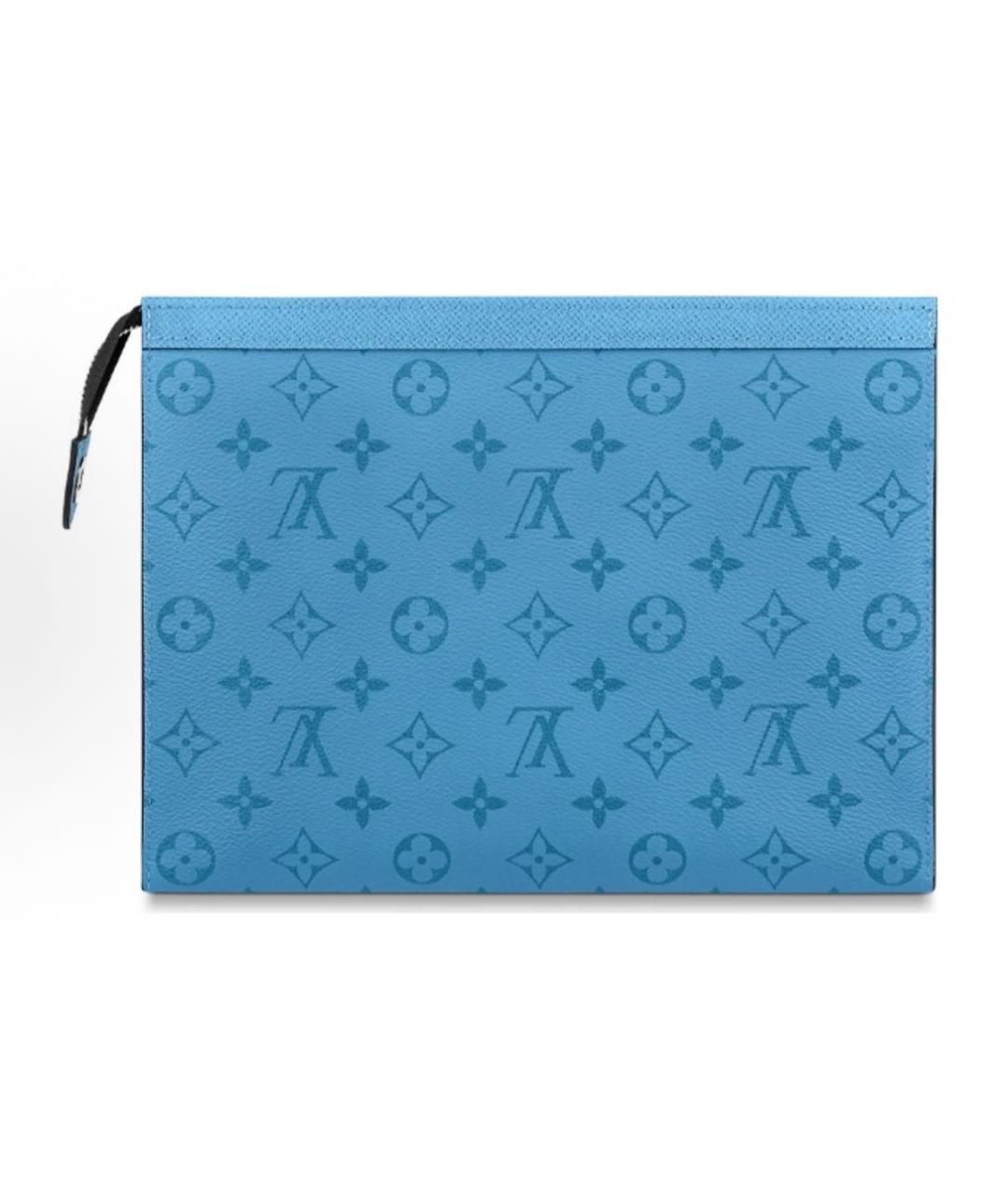 LOUIS VUITTON Синяя барсетка, фото 5