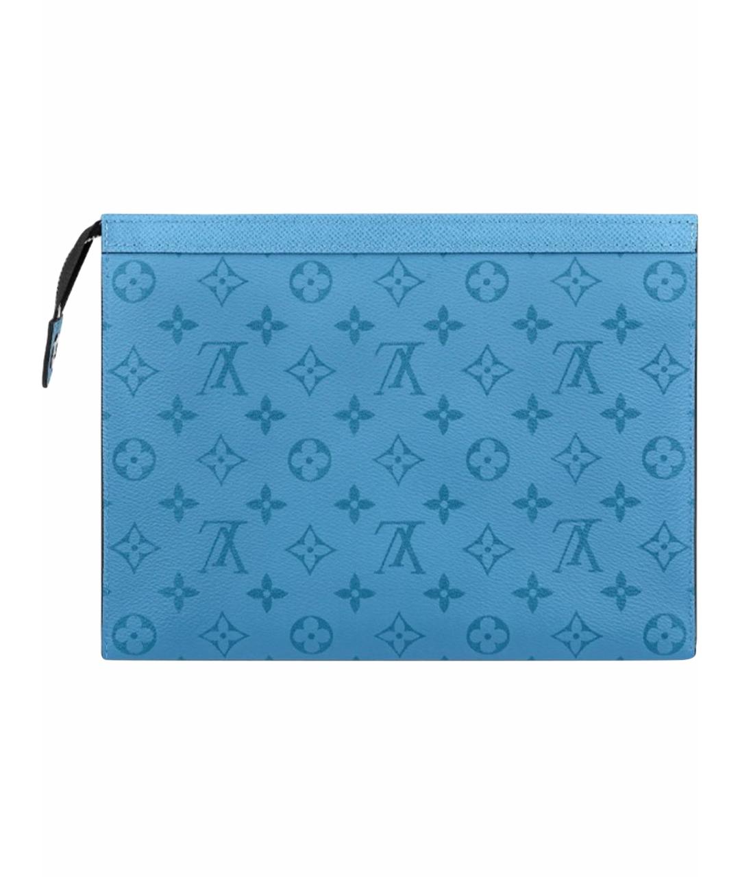LOUIS VUITTON Синяя барсетка, фото 1