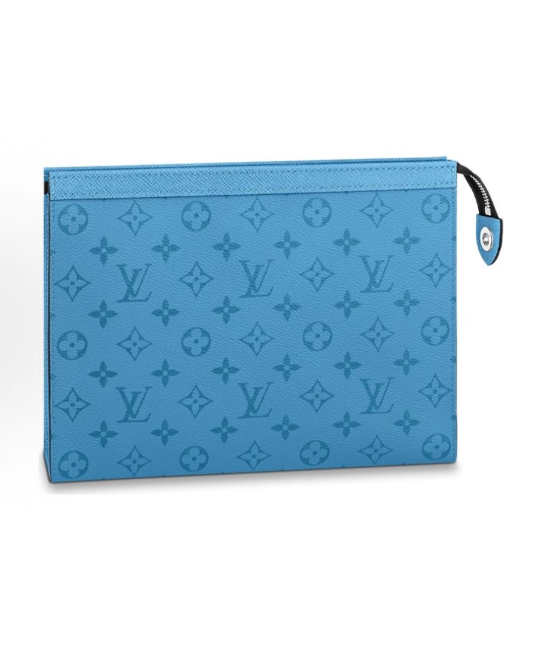 LOUIS VUITTON Синяя барсетка, фото 2
