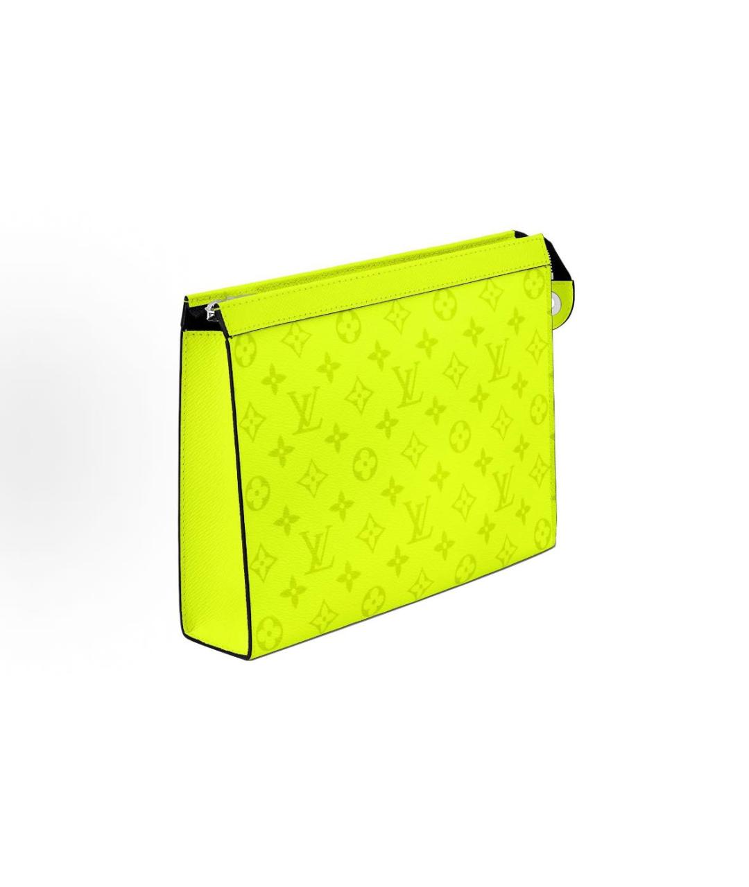 LOUIS VUITTON Желтая барсетка, фото 3