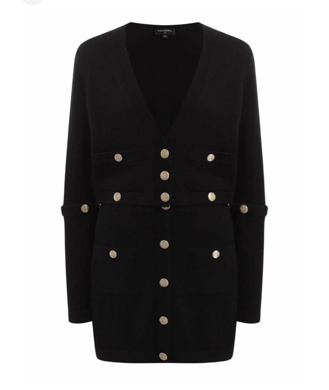 CHANEL Черный кашемировый костюм с юбками, фото 7