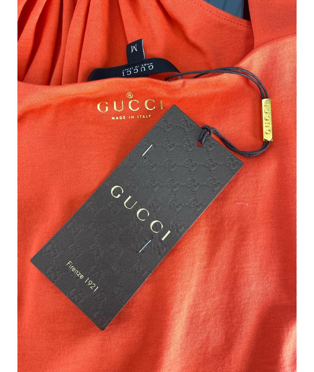 GUCCI Хлопковая майка, фото 3