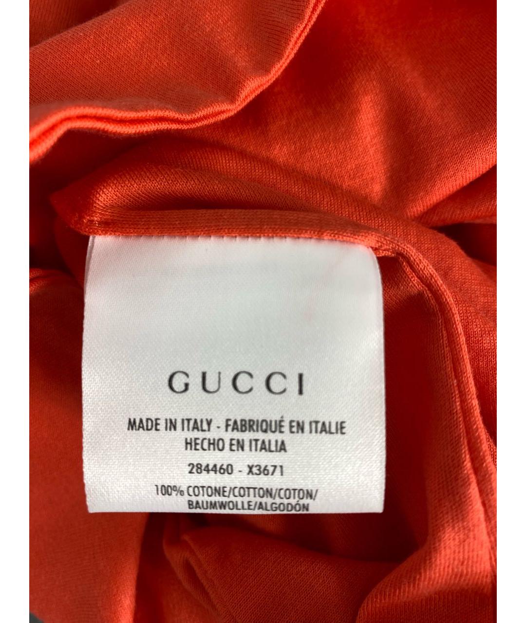 GUCCI Хлопковая майка, фото 7