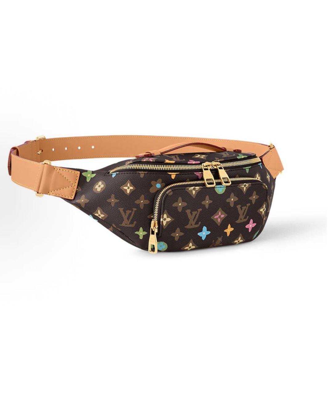 LOUIS VUITTON Коричневая сумка на плечо, фото 2