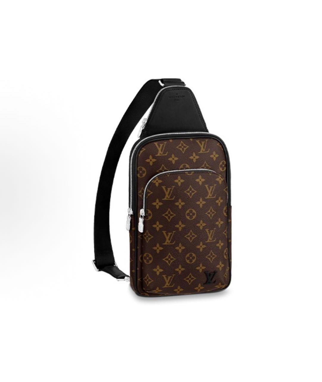 LOUIS VUITTON Коричневая сумка на плечо, фото 5