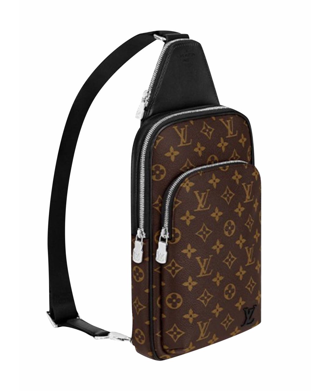 LOUIS VUITTON Коричневая сумка на плечо, фото 8