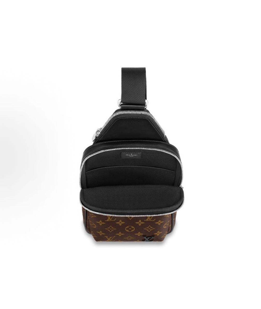 LOUIS VUITTON Коричневая сумка на плечо, фото 4