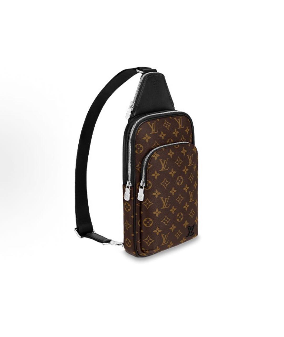 LOUIS VUITTON Коричневая сумка на плечо, фото 2