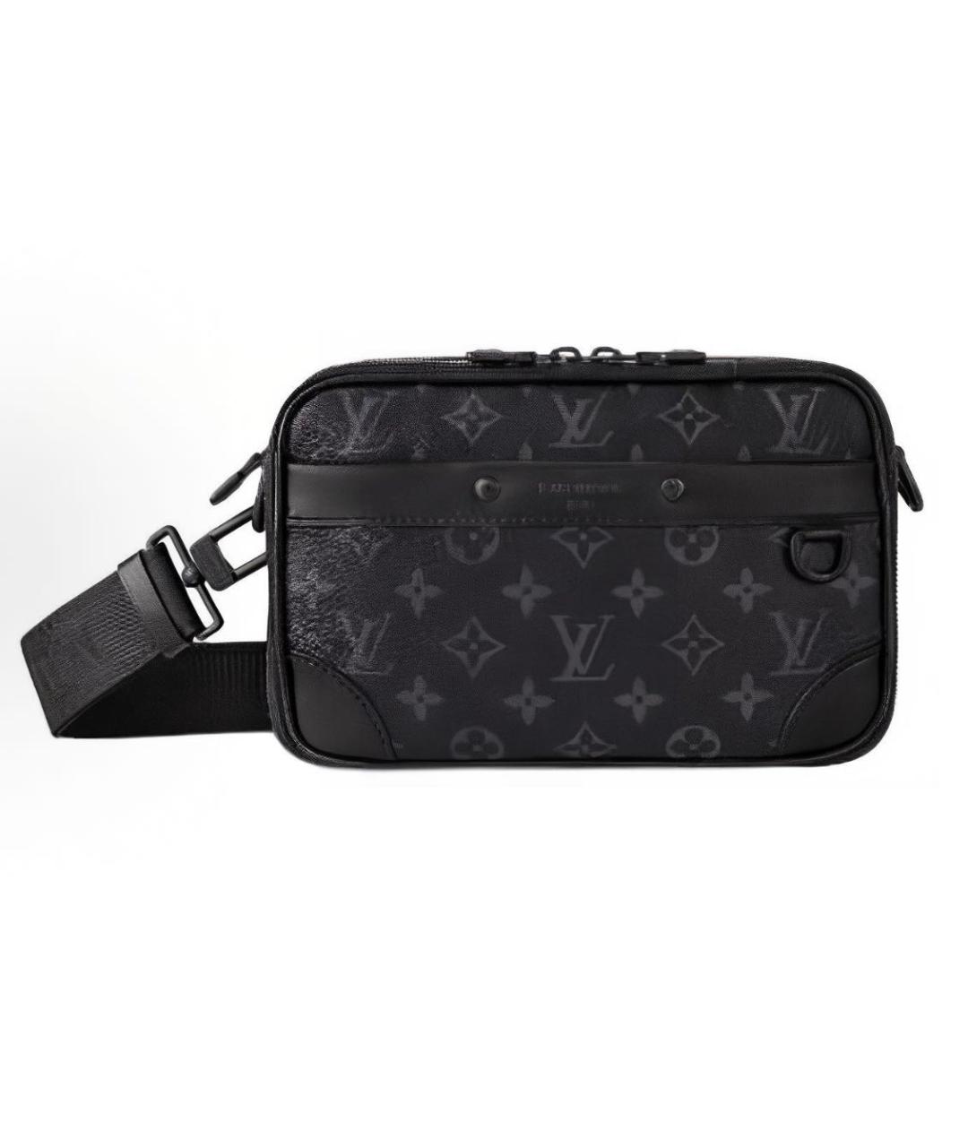 LOUIS VUITTON Черная сумка на плечо, фото 5