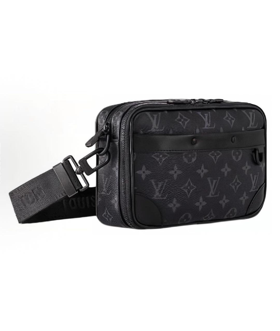 LOUIS VUITTON Черная сумка на плечо, фото 2