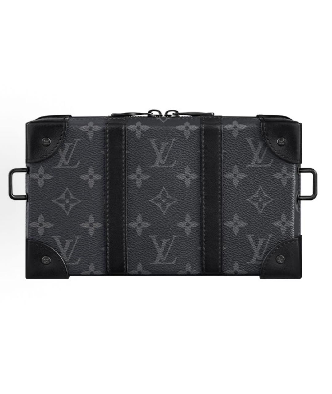 LOUIS VUITTON Антрацитовая сумка на плечо, фото 3