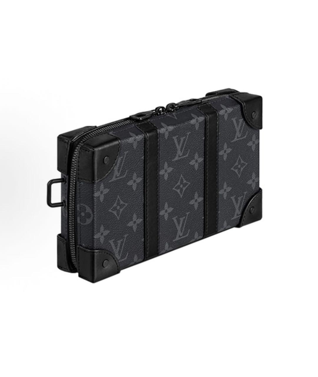 LOUIS VUITTON Антрацитовая сумка на плечо, фото 2