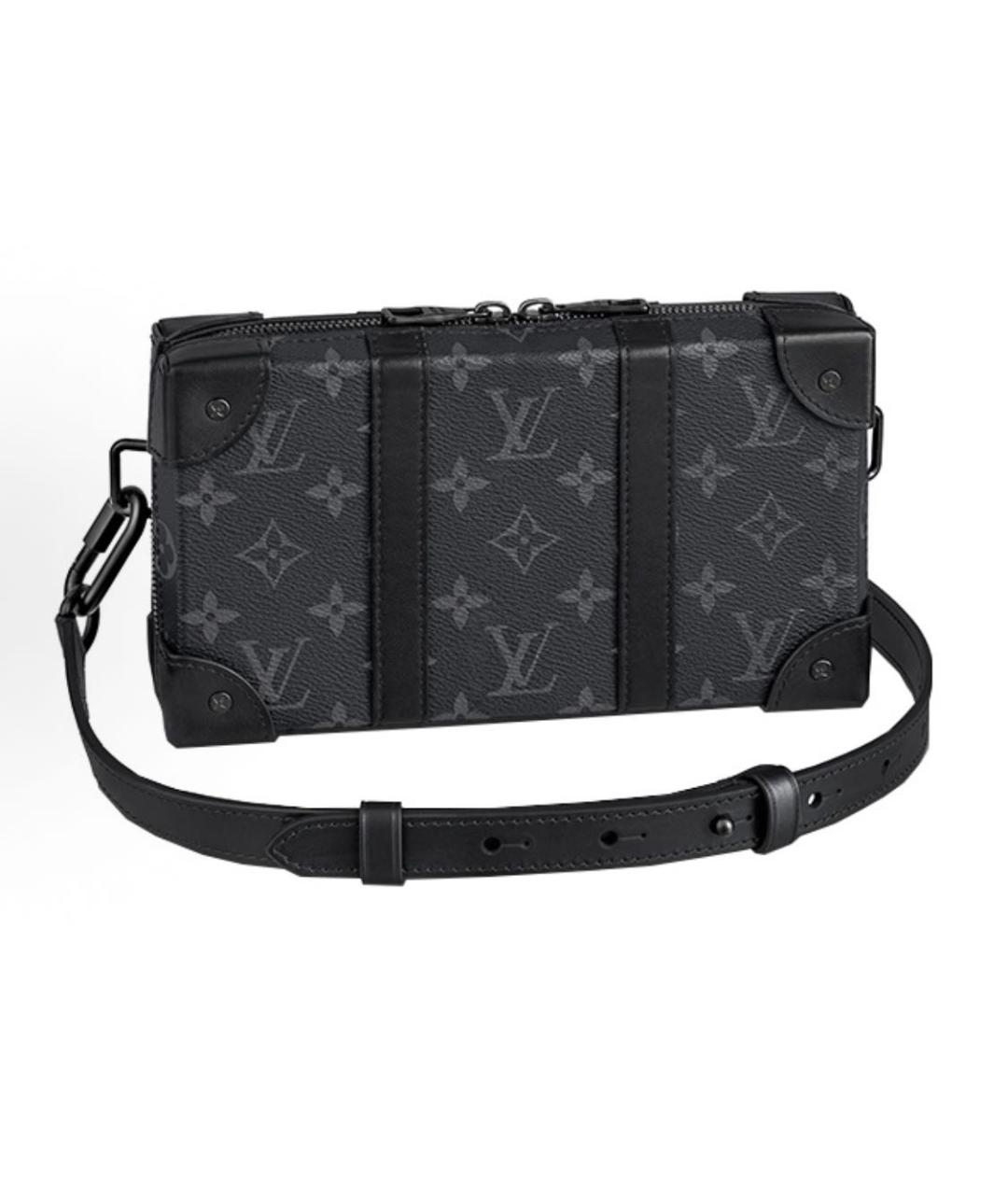 LOUIS VUITTON Антрацитовая сумка на плечо, фото 5