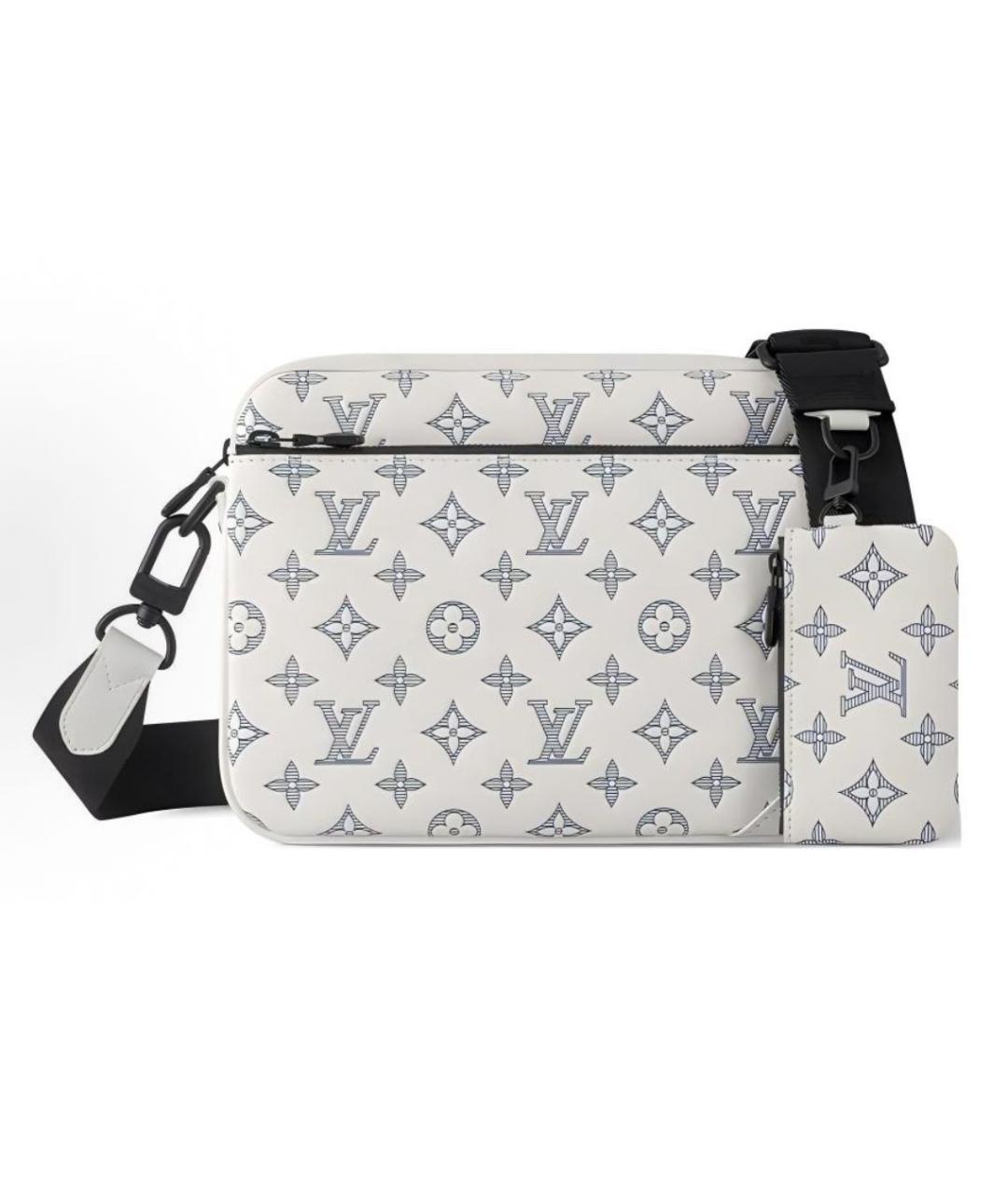 LOUIS VUITTON Белая сумка на плечо, фото 4
