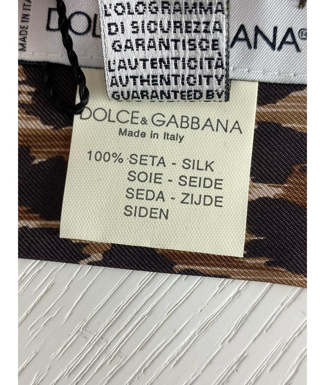 DOLCE&GABBANA Шелковый платок, фото 4