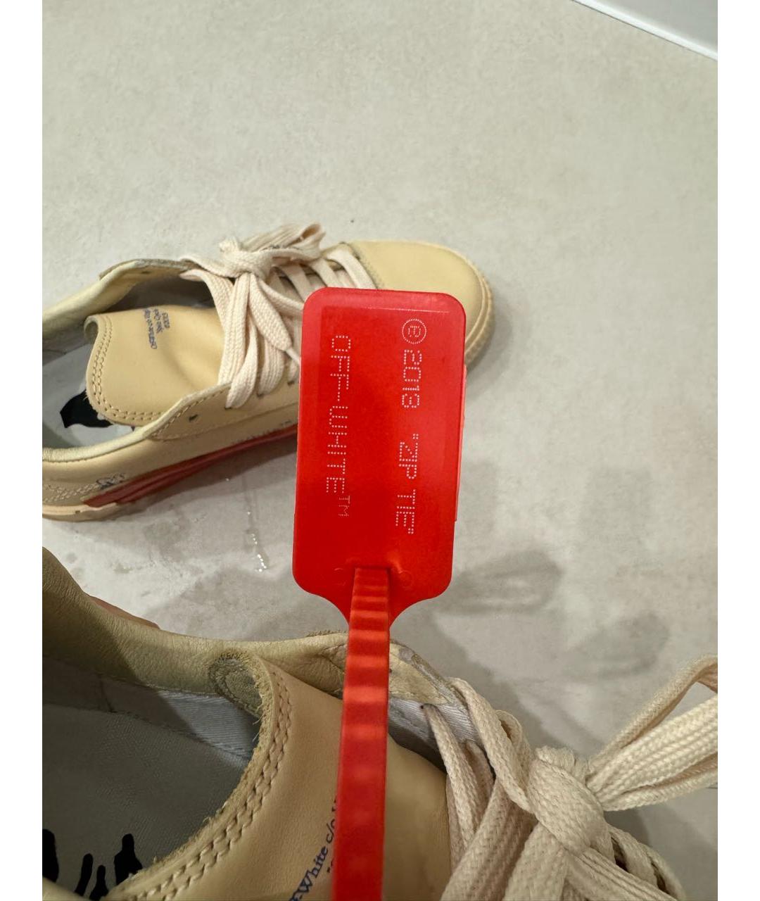 OFF-WHITE Мульти кожаные кеды, фото 6