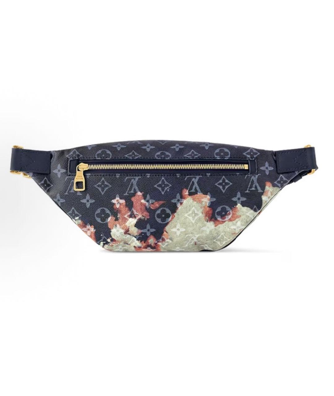 LOUIS VUITTON Темно-синяя поясная сумка, фото 3