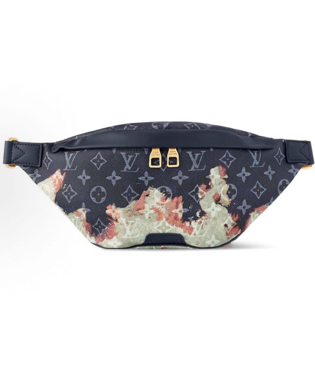 LOUIS VUITTON Темно-синяя поясная сумка, фото 5
