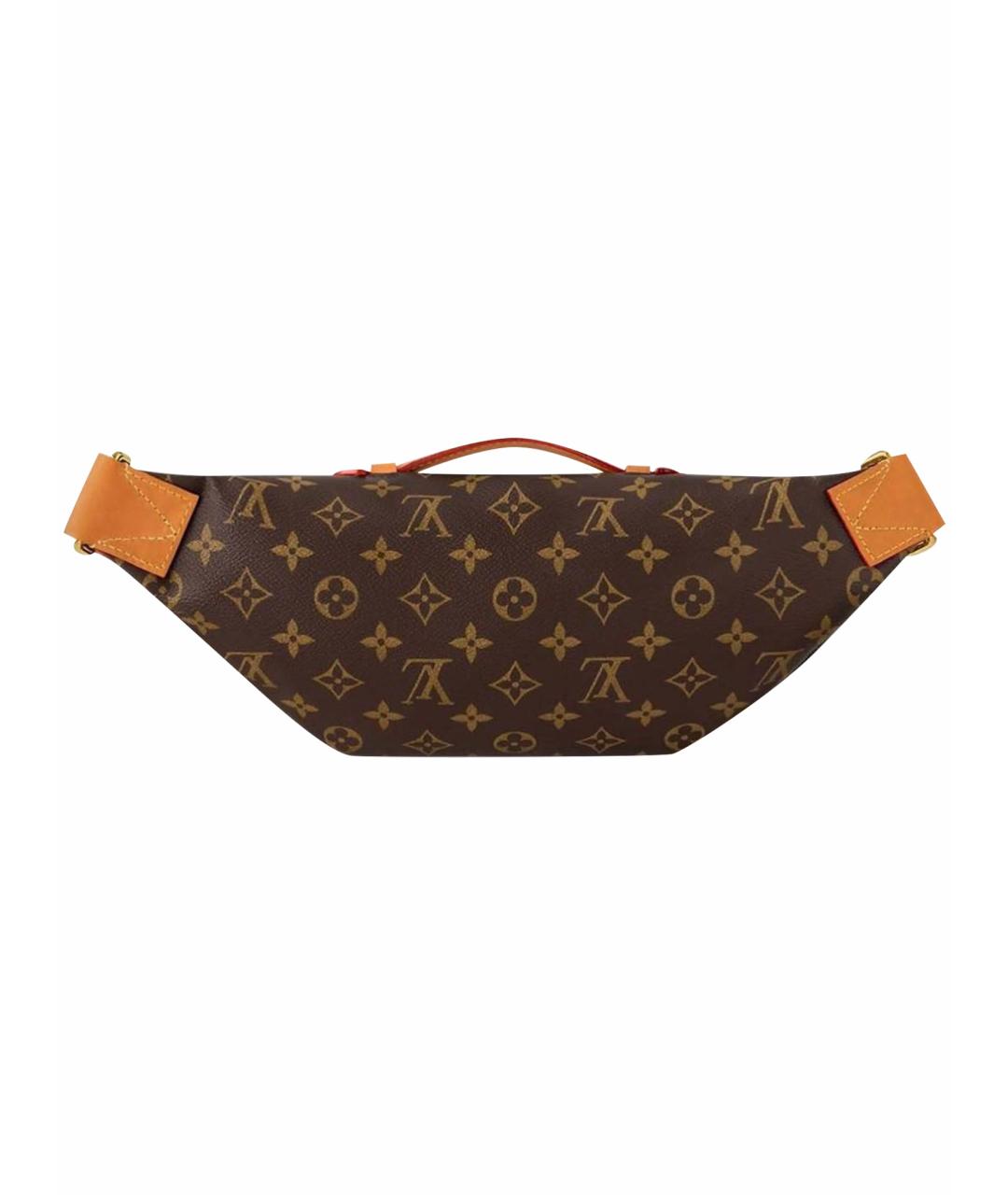 LOUIS VUITTON Коричневая поясная сумка, фото 7