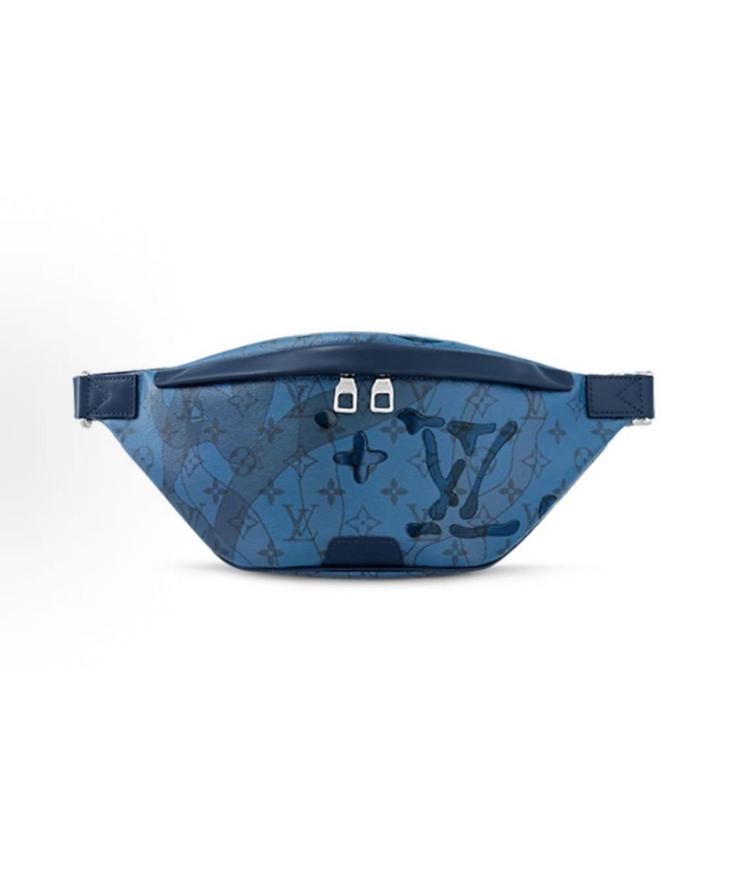 LOUIS VUITTON Темно-синяя поясная сумка, фото 5