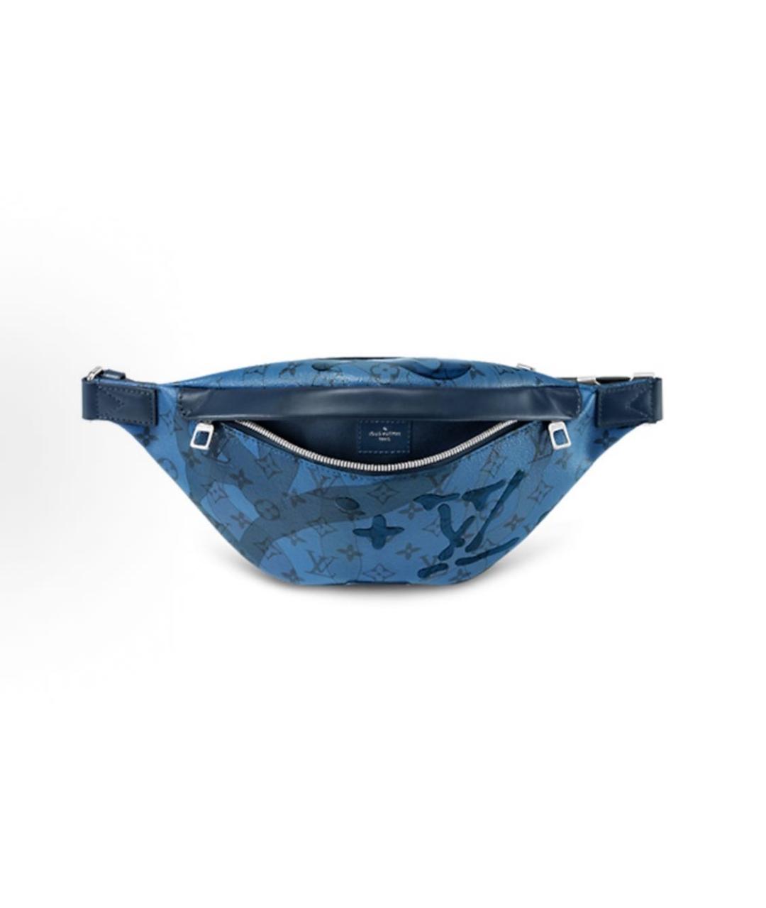 LOUIS VUITTON Темно-синяя поясная сумка, фото 4