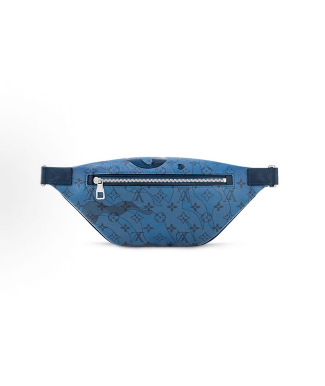 LOUIS VUITTON Темно-синяя поясная сумка, фото 3
