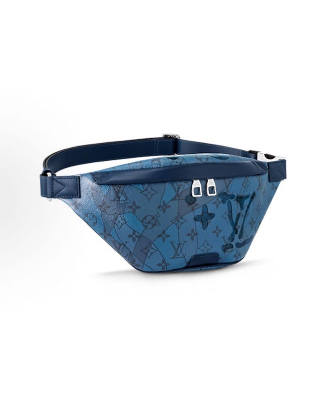 LOUIS VUITTON Темно-синяя поясная сумка, фото 2