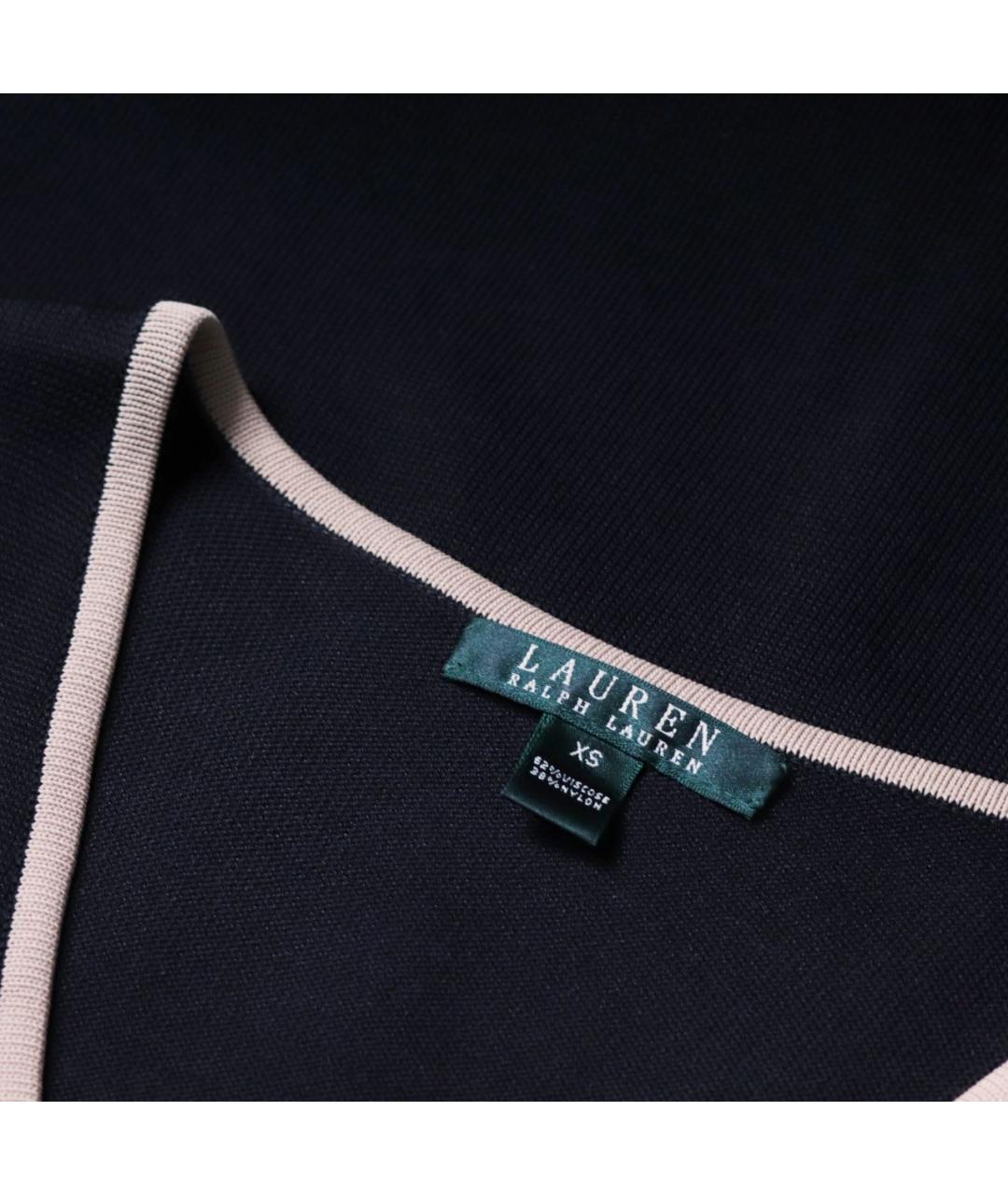 RALPH LAUREN Черное вискозное повседневное платье, фото 3