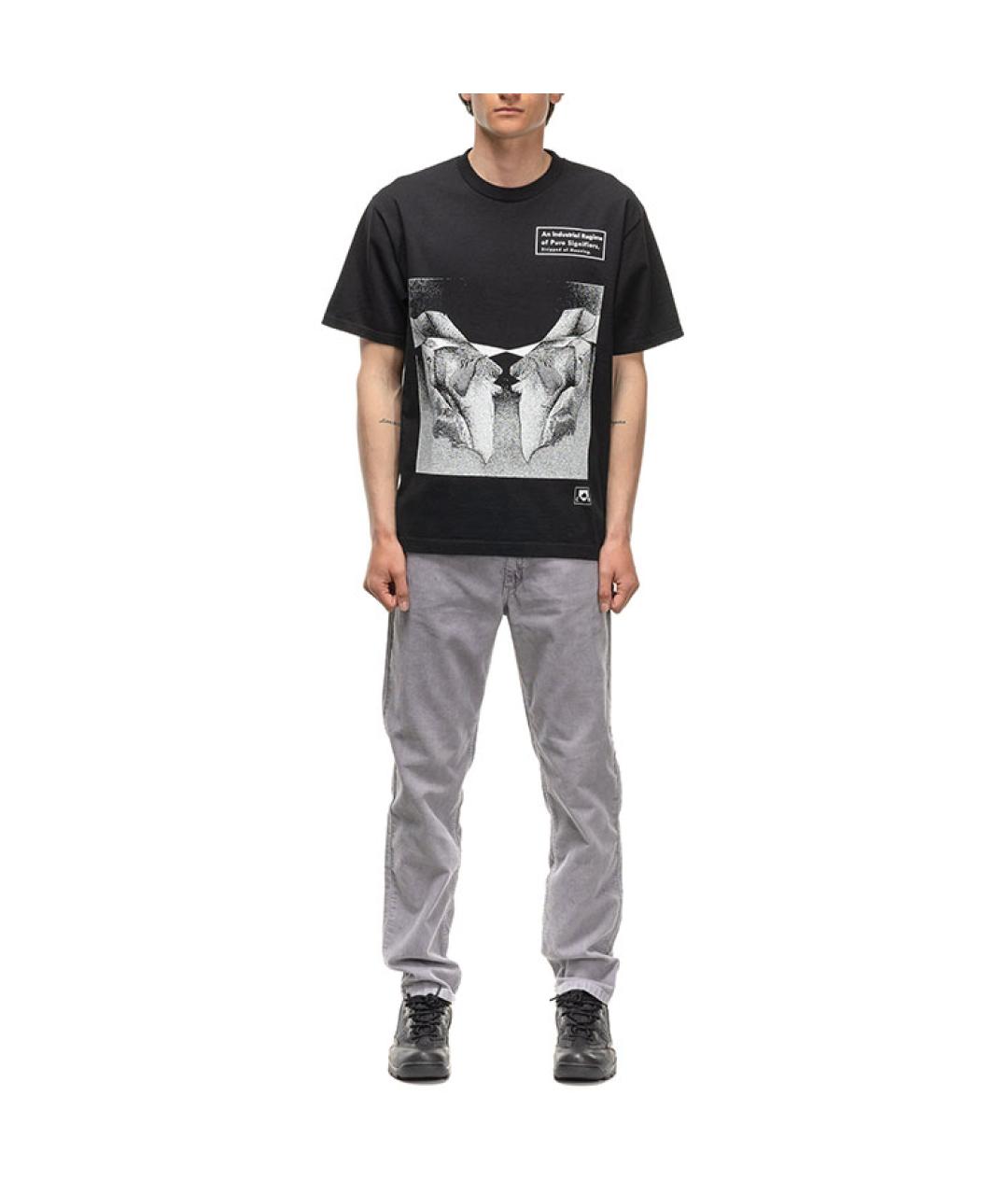 CAV EMPT Черная хлопковая футболка, фото 3