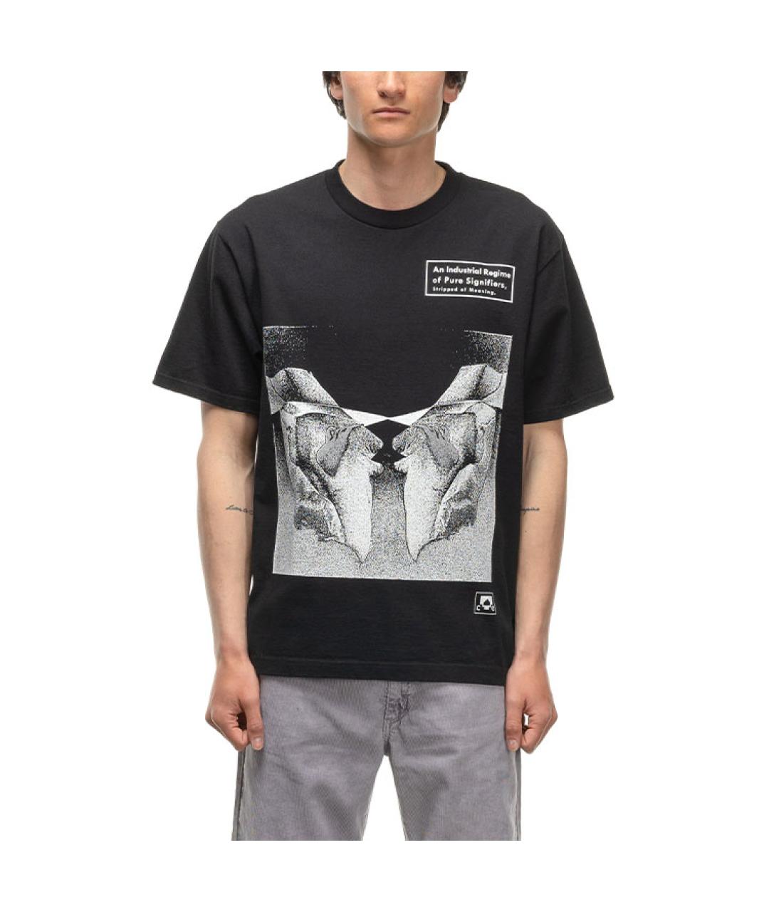 CAV EMPT Черная хлопковая футболка, фото 4